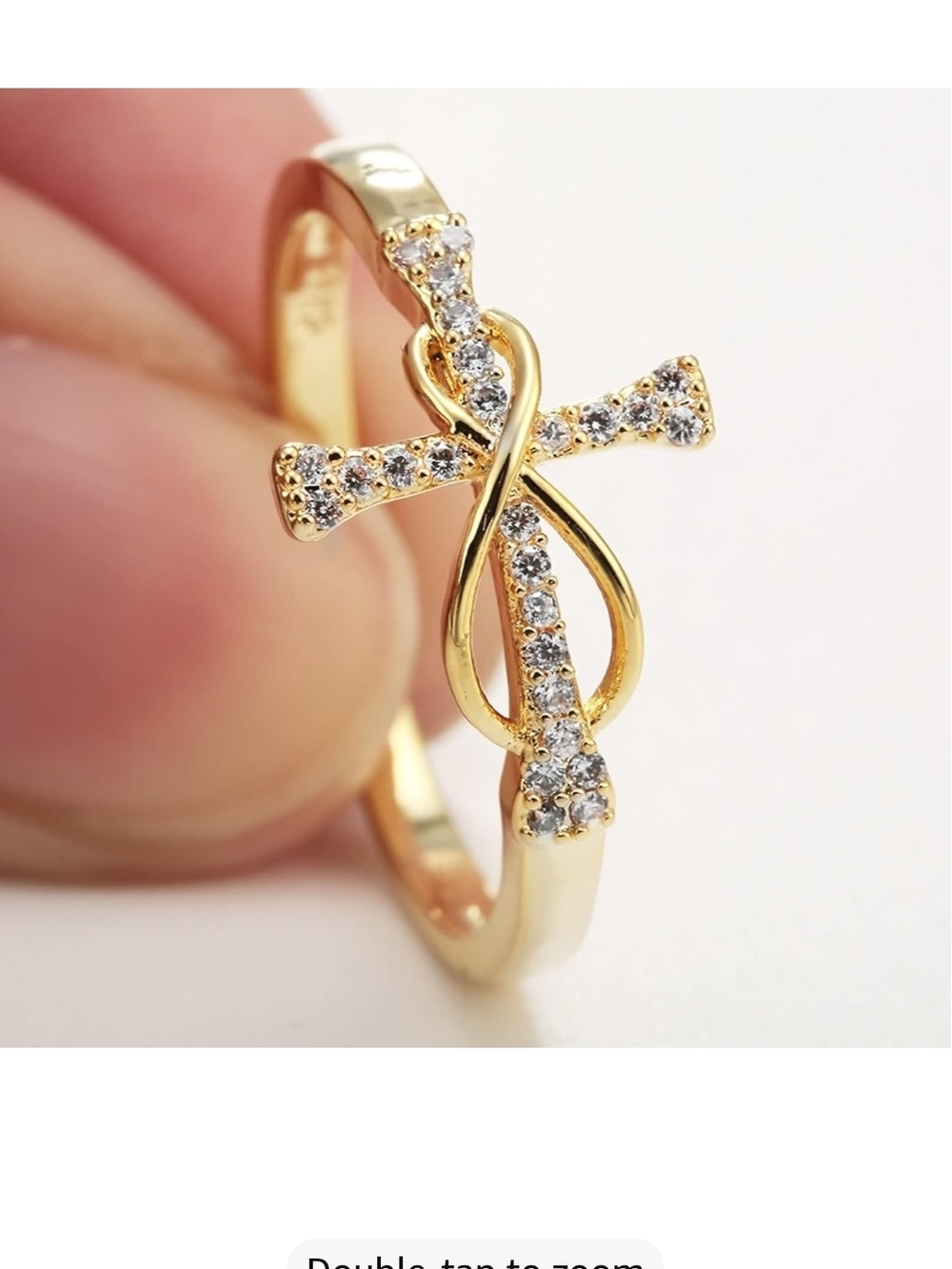 Gold Ankh Symbol Ring